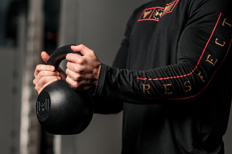 44lb Kettlebell (20kg) AmericanMade Cast Iron Fast Flat Rate