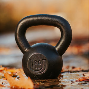 20lb Kettlebell (8 kg) American-Made Cast Iron - Flat Rate Shipping