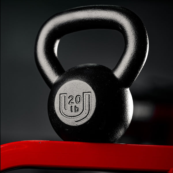 20lb Kettlebell (8 kg) American-Made Cast Iron - Flat Rate Shipping