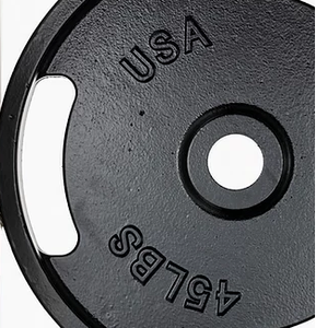 GRIND Cast Iron Weight Plates  Olympic Plates For Strength
